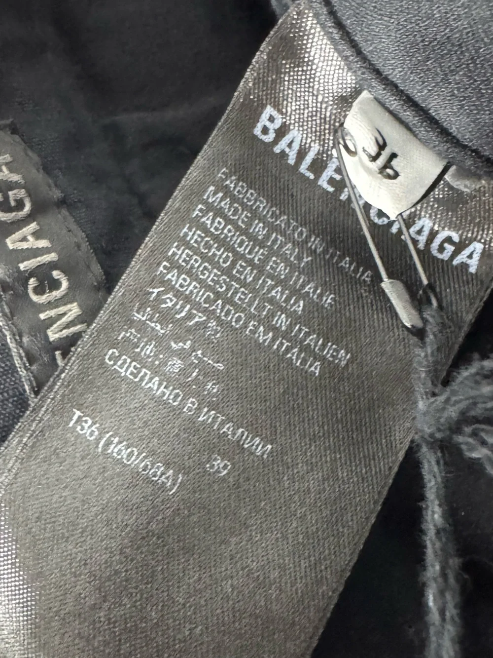 Balenciaga Knife Cargo Pantashoes Black Women’s EU 39/US 9